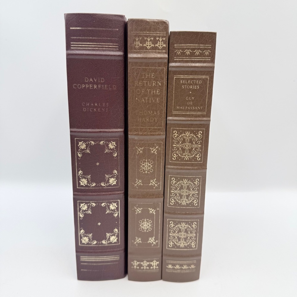 Franklin Library 3 Book Set David Copperfield Return of the Native Maupassant
